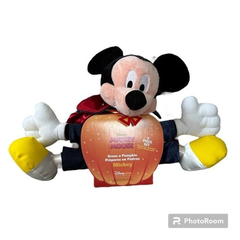 Vintage Mickey Mouse Disney Dress A Pumpkin Vampire Halloween